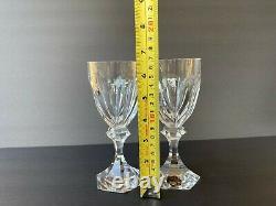 SAINT LOUIS Chambord 6 1/2'' Crystal Wine Glasses, Set of 2