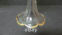 SET/4 19th C. MOSER BOHEMIAN ENAMELED ART GLASS WINE GOBLETS, c. 1885