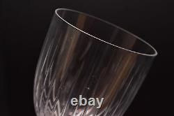 SET 5 Rogaska 7.75 Etched Wine Glasses Goblets Stemware Clear Crystal RGS16