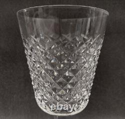 SET OF 4 WATERFORD ALANA Wine Glasses Cut Crystal Goblets Stemware 8 oz Signed