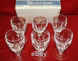 SET OF 6 Waterford Kathleen 4 3/4 Wine Glasses MINT