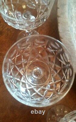 SET of 11 BACCARAT Wine Goblets 7Glasses Outstanding Stemware Crystal