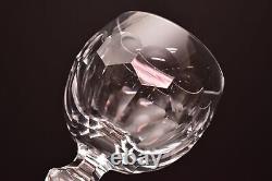 SET of 4 Waterford Crystal Curraghmore Cut Stem Hocks Wine Glasses Goblets 7.5
