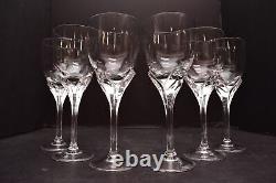 SET of 6 Rosenthal Iris Clear Stemmed Port Wine Glasses Goblets Stemware Signed
