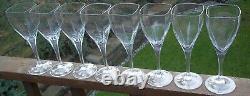 SET of 8 MIKASA PANACHE Crystal Water Goblets / Wine Glasses 9 EXCELLENT