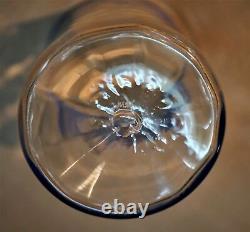 SIGNED Murano Crystal Water Wine Drinking Glasses Set of 5