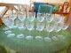 ST. LOUIS CRYSTAL MODEL StL-16 15 PC. SET- 6 WATER GOBLETS & 9 WINES- SIGNED