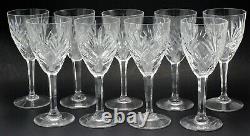 Saint Louis (French Crystal) Wine Glasses 9 Piece Set