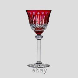 Saint (St.) Louis Crystal Tommy Multicolor Hock Wine Glass Set of 4 Brand New