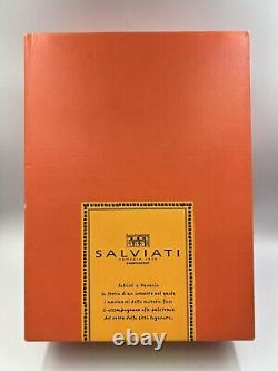Salviati Venezia 1859 Twigs Pattern 10.5 Wine Glasses Set Of 2 Rare Read