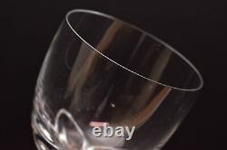 Set 4 Rosenthal Crystal Iris White Wine Glasses Goblets Stemware Clear 8