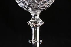 Set 4 WATERFORD IRELAND CUT GLASS IRISH CRYSTAL POWERSCOURT Hock Wine Goblets