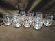 Set 9 Stemless Clear wine glasses etched numbers etched Numbers