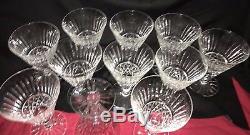 Set Of12 Waterford Irish Crystal Tramore Wine Glasses