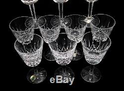 Set Of 10 Waterford Crystal Lismore 5 7/8 Claret Wine Glasses