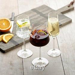 Set Of 12 Essential Wine Glasses Crystal Glass For Red Wine White Wine Champagne