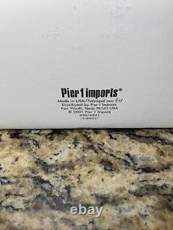 Set Of 12 Pier 1 Clear Stemmed Wine Glasses Glass Goblets NEW IN BOX