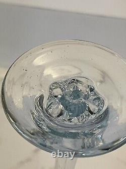 Set Of 2 Handblown Stemware Wine Glass Art Glass by Robert Deeble