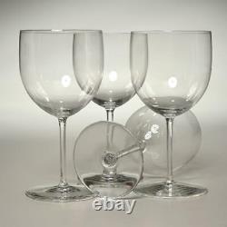 Set Of (4) Baccarat France Montaigne (non-optic) Claret Wine Glasses, 5.75