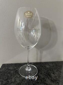 Set Of 4 Robert Mondavi Crystal Wine Glasses By Waterford 10 1/2 Tall