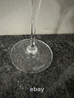 Set Of 4 Robert Mondavi Crystal Wine Glasses By Waterford 10 1/2 Tall