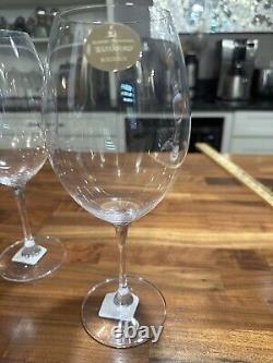 Set Of 4 Robert Mondavi Crystal Wine Glasses By Waterford 10 1/2 Tall