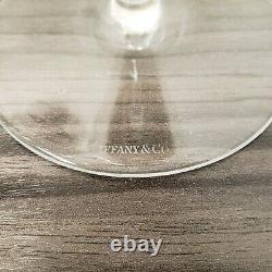 Set Of (4) Tiffany & Co Crystal Wine Glasses 9.5 U Bowl