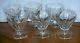 Set Of 6 Baccarat Crystal France TALLYRAND 3 3/8 White Wine Glasses Talleyrand