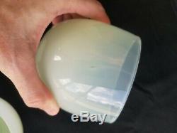 Set Of 6 Glassybaby Juniper Drinkers Stemless Wine Glasses With Tote