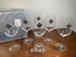 Set Of 6 NEW Riedel Vinum Crystal Viognier/Chardonnay Wine Glasses 416/5 Germany