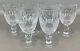 Set Of 6 Waterford Crystal COLLEEN Pattern 4.75 Claret Wine Glasses