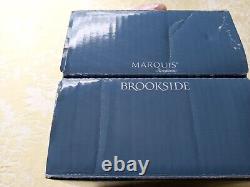 Set Of 6 Waterford Marquis Brookside White Wine Glasses Box Wedding Anniversary