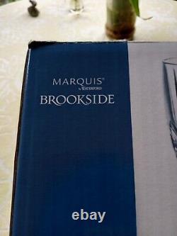 Set Of 6 Waterford Marquis Brookside White Wine Glasses Box Wedding Anniversary