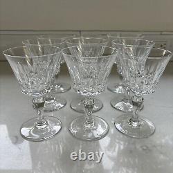 Set Of 9 BACCARAT Piccadilly Crystal 5 Port Wine Glasses