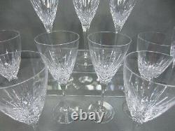Set of 11 Stuart Crystal Madison Claret Wine Glasses 8 3/8 Tall