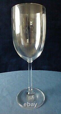 Set of 11 Vintage German Spiegelau Crystal Wine Glasses + Rose Bud Vase