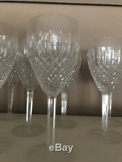 Set of 12+1 FREE Waterford Claret Castlemaine Wine Glasses Perfect New Condition