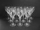 Set of 12 Bordeaux Wine Glasses 6 3/8 Tuileries Lalique France
