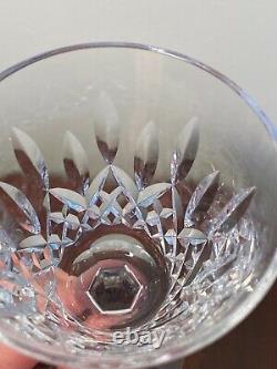 Set of 12 True Vintage WATERFORD CRYSTAL Lismore 6 Claret Wine Glasses IRELAND