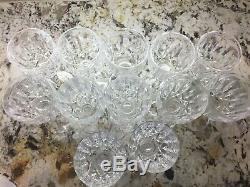Set of 12-WATERFORD KILDARE-White Wine glasses-MINT-RETIRED