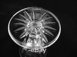 Set of 12 Waterford Crystal TRAMORE Claret Wine Glasses Ireland Excellent 5 1/4