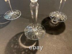 Set of 3 Waterford Crystal LISMORE Hock Wine Glasses