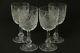 Set of 4 BACCARAT COLBERT Crystal France Tall Water Goblet Wine Glass 7 1/4