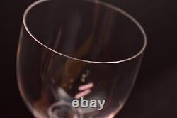 Set of 4 BACCARAT NORMANDIE Crystal Claret Wine Goblet Glasses 5 5/8 France