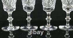 Set of 4 Edinburgh Cystal Lochnagar 4 5/8 Wine Glasses