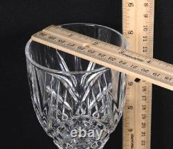 Set of (4) GODINGER Crystal DUBLIN COLLECTION Clear WINE Glasses 8H