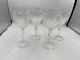 Set of 4 Ralph Lauren Crystal HERRINGBONE Wine Glasses 8 1/4