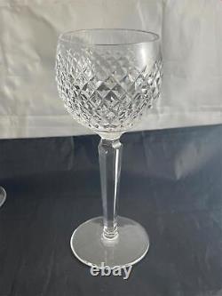 Set of 4 Waterford Crystal ALANA Hock Wine Glasses