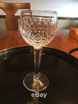 Set of 4 Waterford Crystal, Colleen Hock Wine Glasses, 7.5 tall. Excellent
