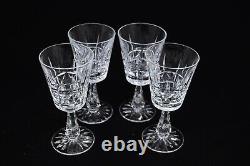 Set of 4 Waterford Crystal Kylemore Claret Wine Glass Pair 6 H